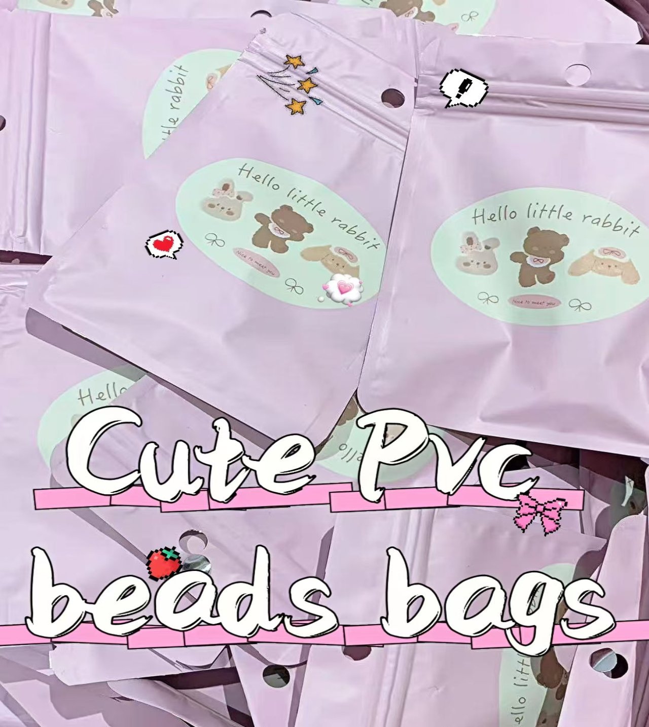 Cute Focal Beads Lucky Bags-Open on live