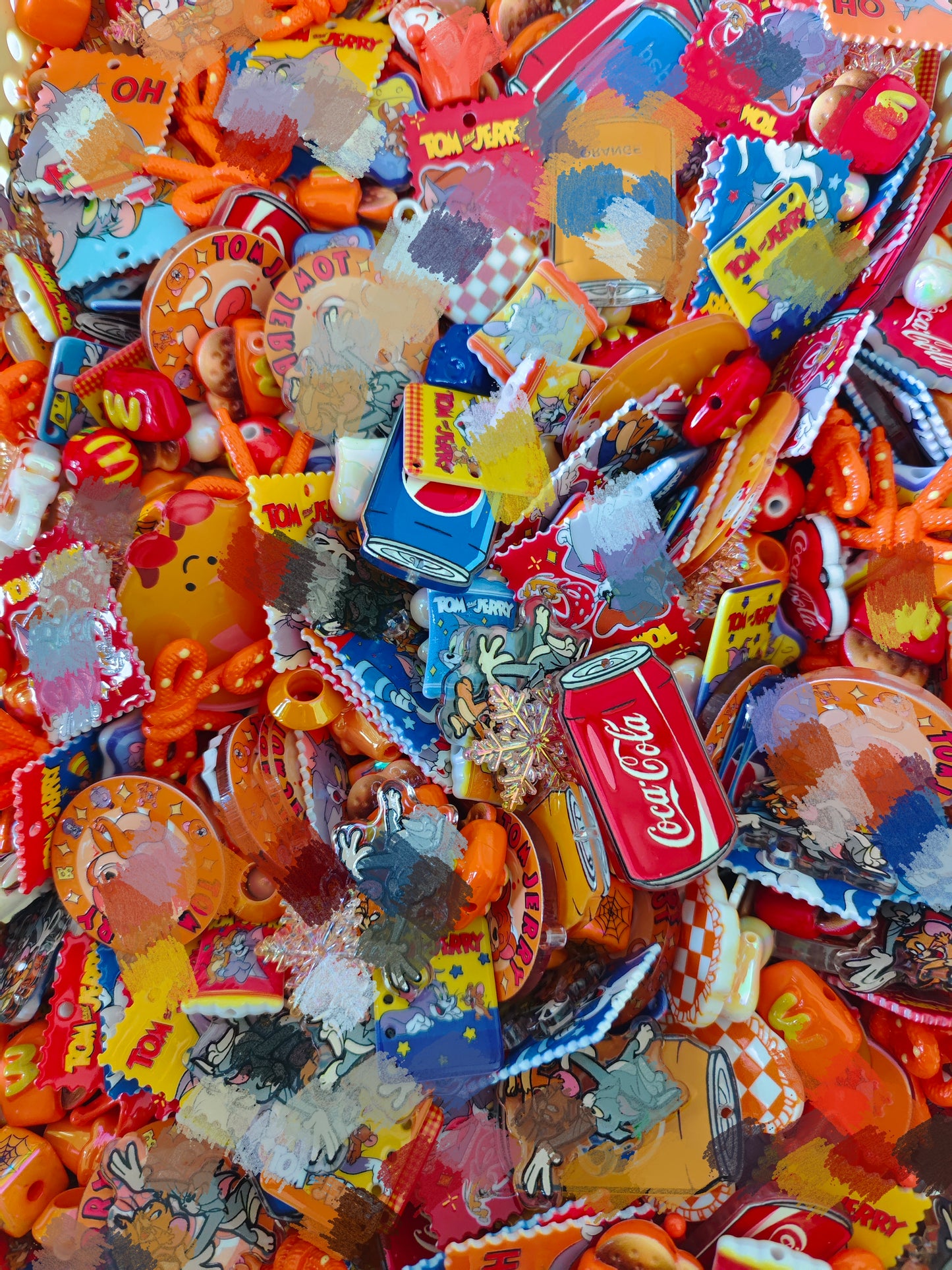 acrylic beads charms fantasy mix