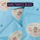 Hand Painted  BEAD  blind bag